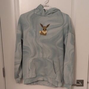H&M Blue Hoodie with Character Design